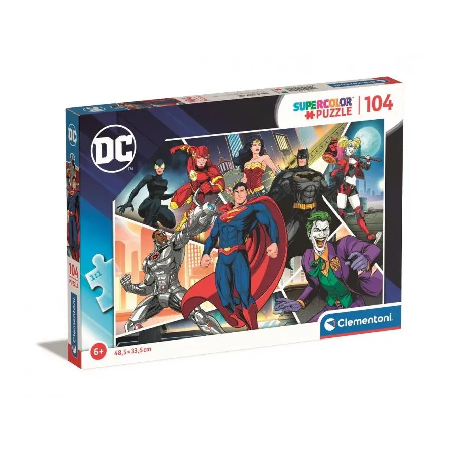 Puzzle 104 elementy Super Kolor DC Comics