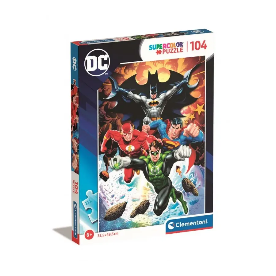 Puzzzle 104 elementy Super Kolor DC Comics