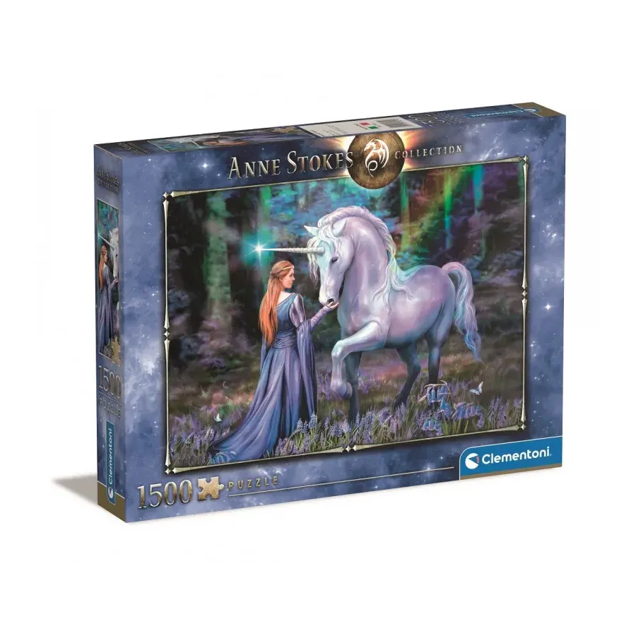 Puzzle 1500 elementów Kolekcja Anne Stokes Bluebell Wood