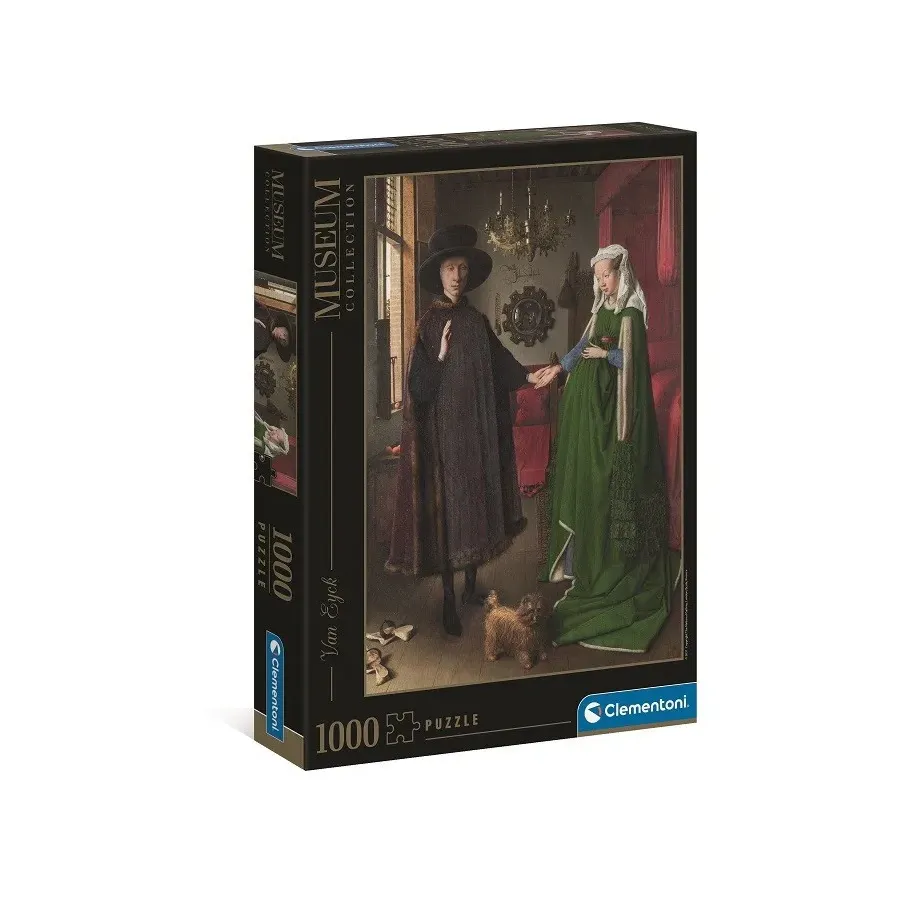Puzzle 1000 elementów Museum, Van Eyck The Arnolfini Portrait