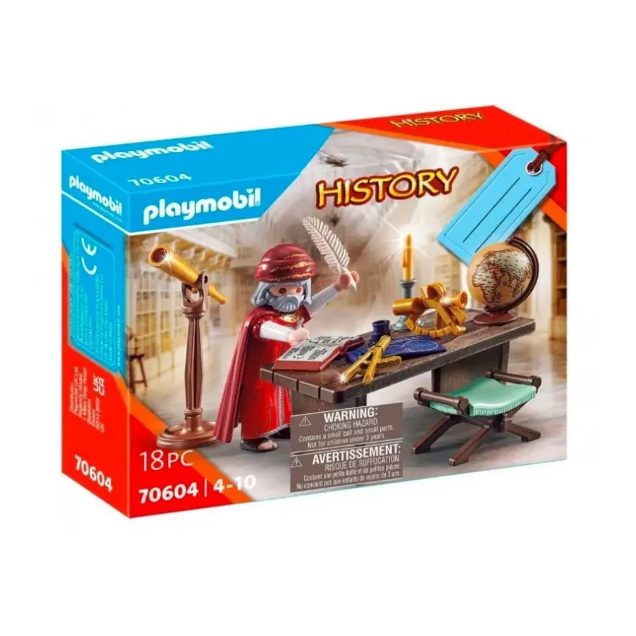 Zestaw upominkowy z figurką History 70604 Astronom