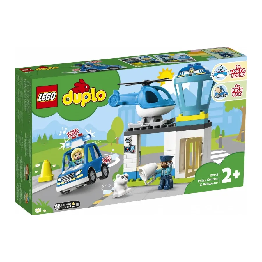 Klocki DUPLO 10959 Posterunek policji i helikopter