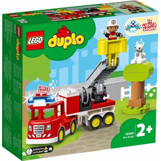 Klocki DUPLO 10969 Wóz strażacki