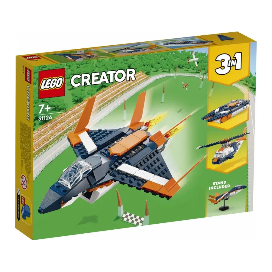 Klocki Creator 31126 Odrzutowiec naddźwiękowy 3 w 1