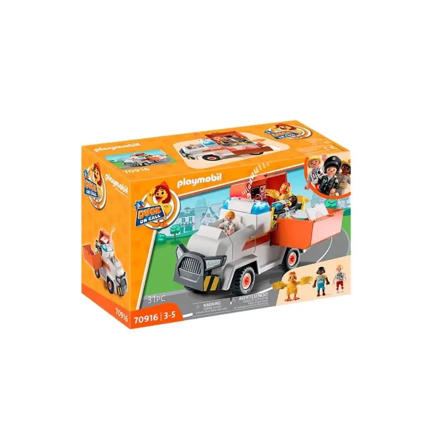 Zestaw z figurką DUCK ON CALL 70916 Ambulans pogotowia