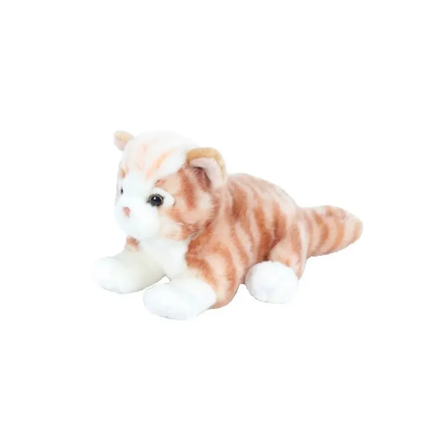Maskotka Kot leżący rudy 30 cm
