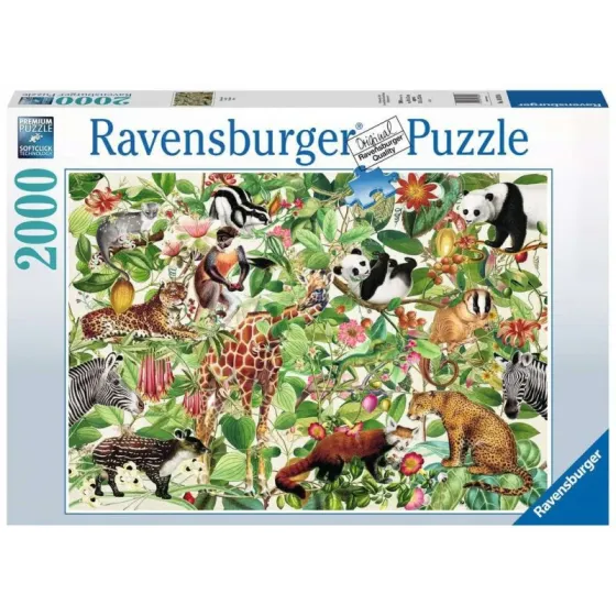 Puzzle 2000 elementów Dżungla