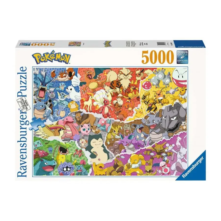 Puzzle 5000 elementów Pokemon