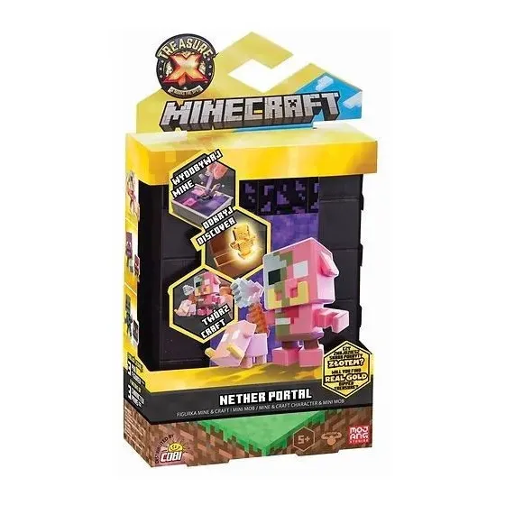 Figurka Minecraft Portal Nether Treasure X
