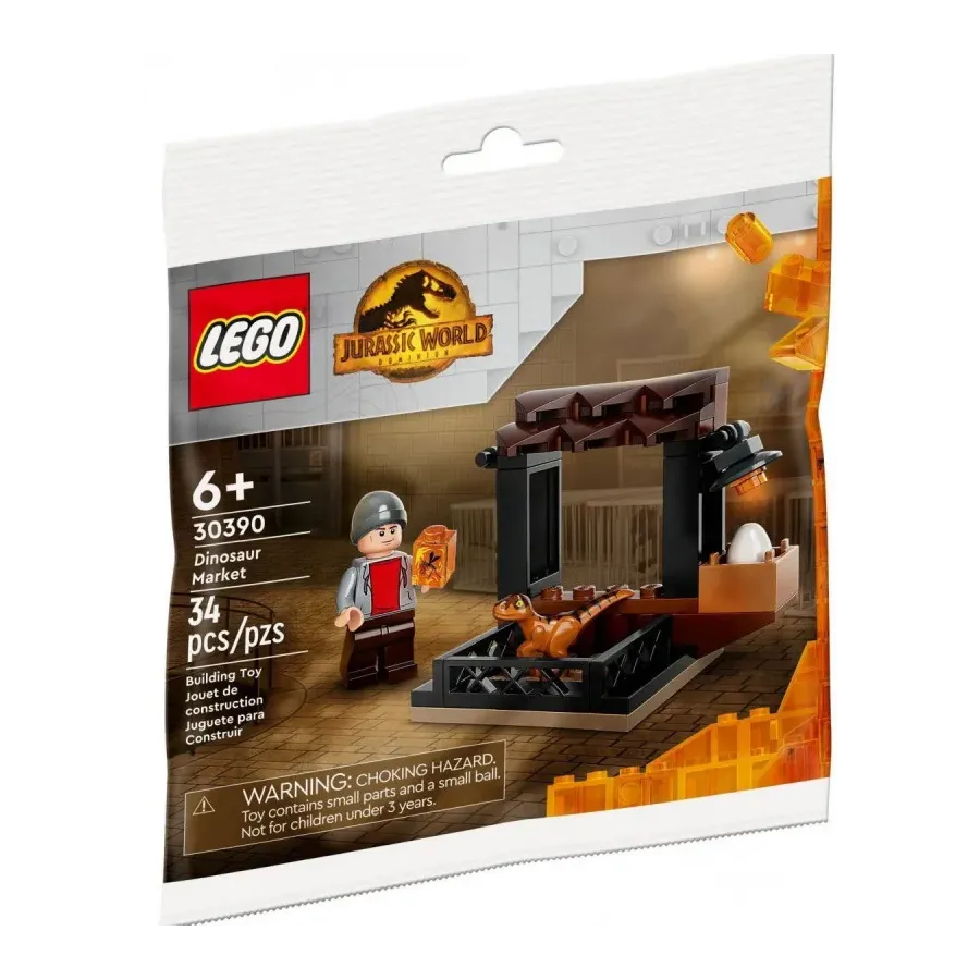 Klocki Jurassic World 30390 Targ dinozaurów