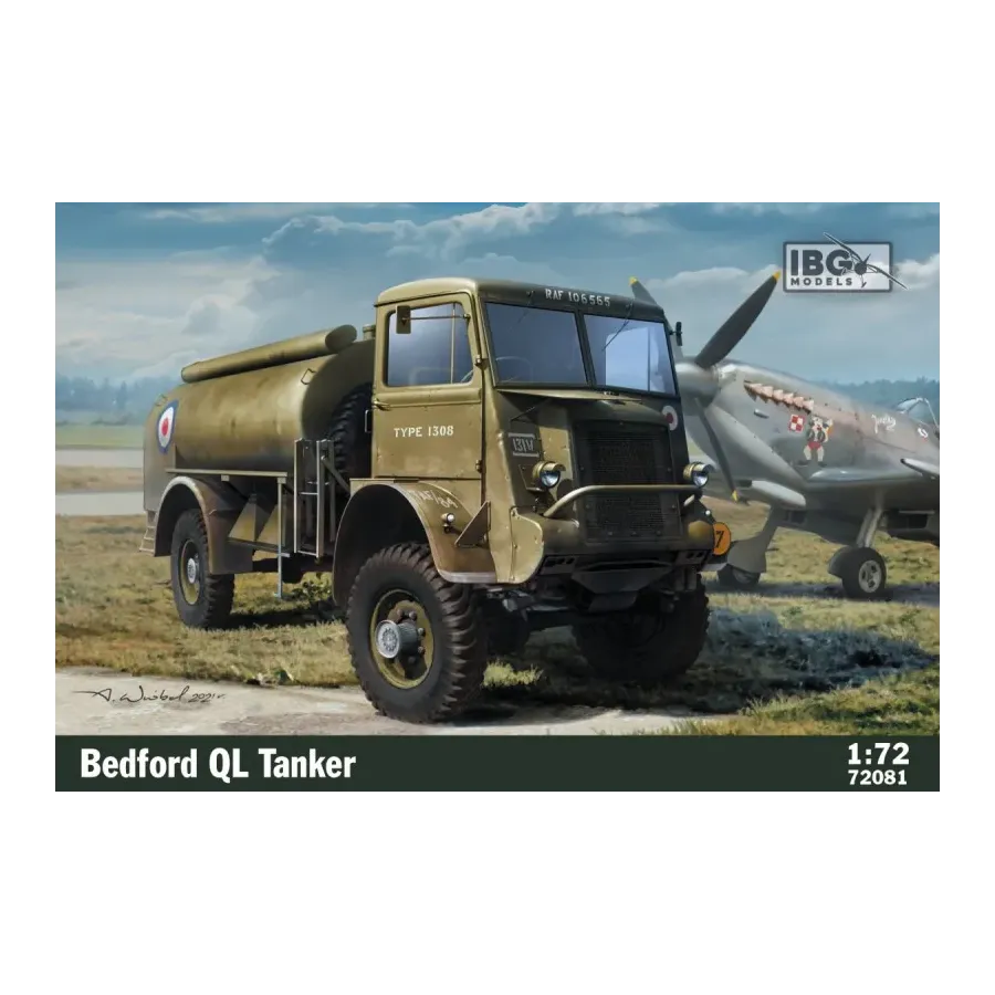 Model do sklejania Bedford QL Tanker 1/72