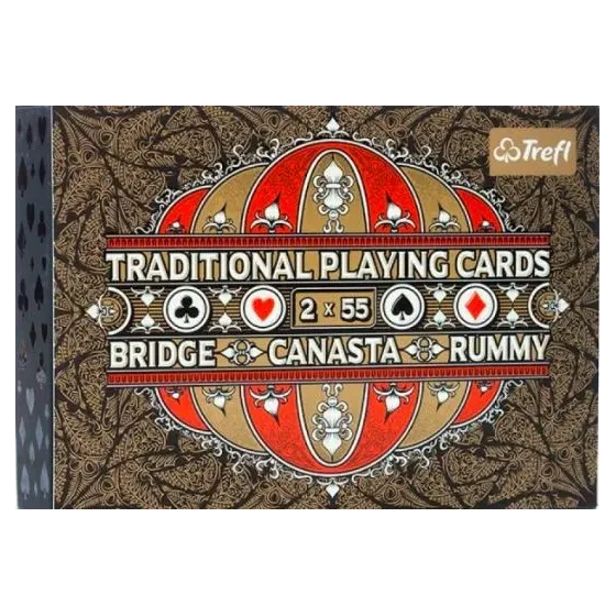 Karty Traditional Playing Cards 2x55 listków