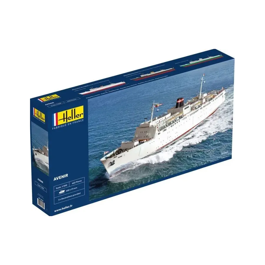 Model plastikowy Prom Pasażersko- towarowy Avenir 1/200