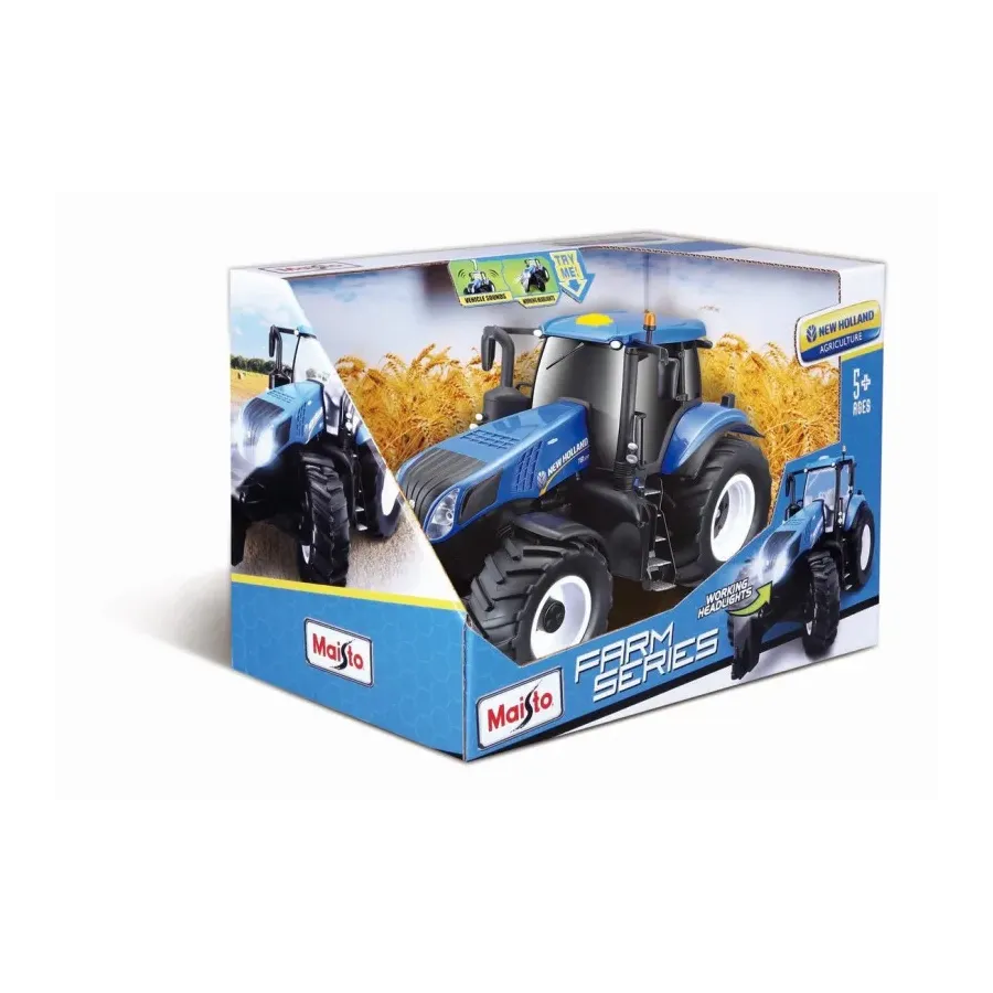 Traktor New Holland ze światłem i dźwiękiem
