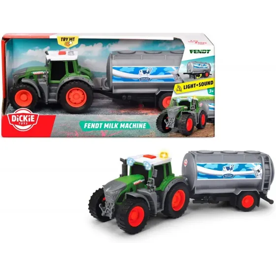 Ciągnik z przyczepą na mleko FARM 26 cm