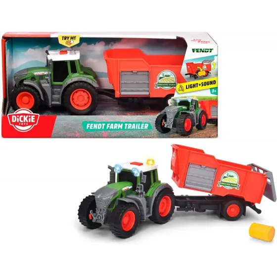 Traktor z przyczepą FARM 26 cm