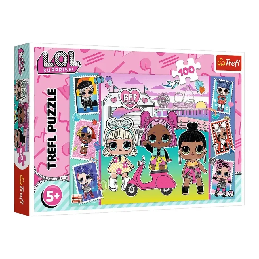 Puzzle 100 elementów L.O.L. Zdjęcia laleczek