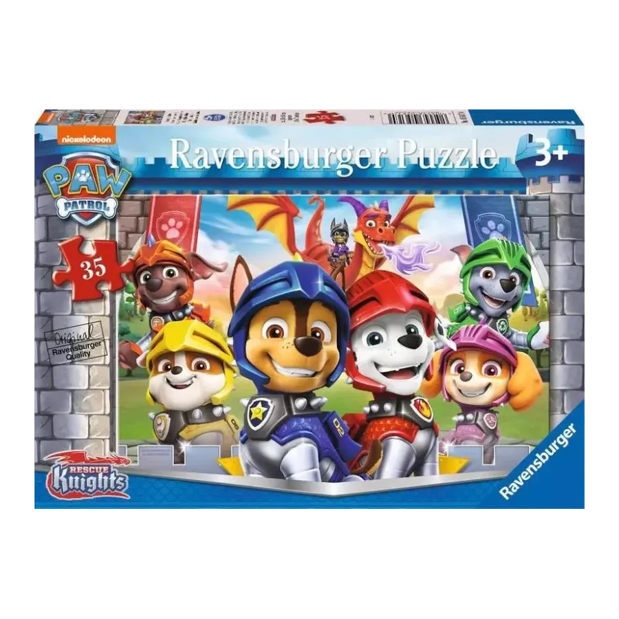 Puzzle 35 elementów Psi Patrol Rycerze