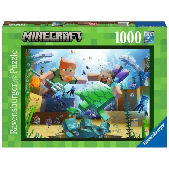 Puzzle 1000 elementów Minecraft Mozaika
