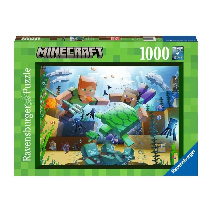 Puzzle 1000 elementów Minecraft Mozaika