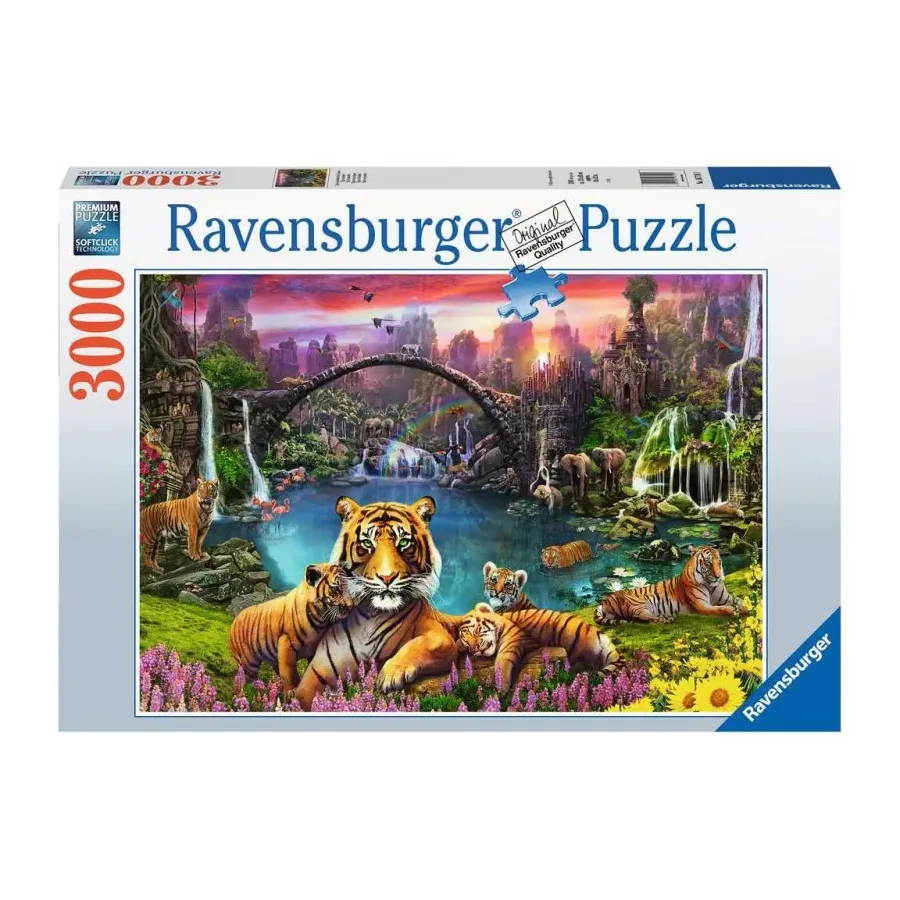 Puzzle 3000 elementów Dzika natura z kwiatami