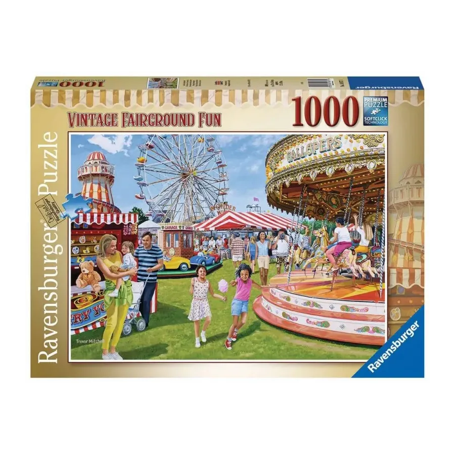 Puzzle 1000 elementów Wesołe miasteczko