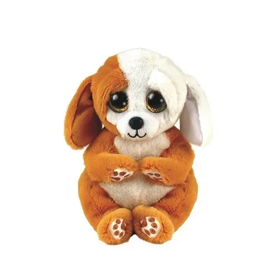 Maskotka TY Piesek brązowo - biały Ruggles 15 cm