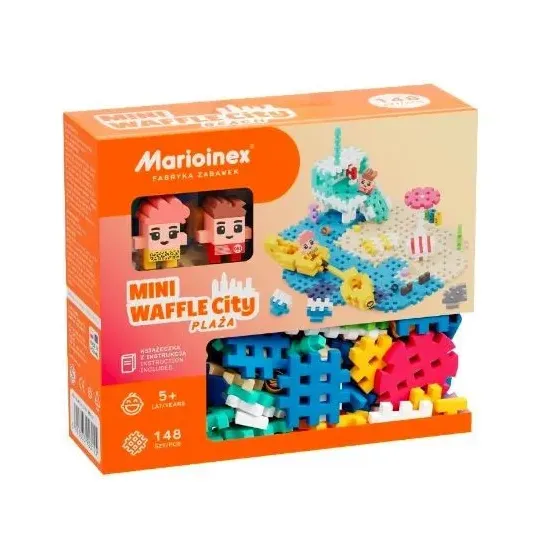 Klocki Waffle mini - Plaża 148 elementów