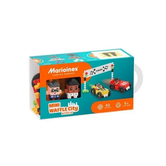 Klocki Waffle mini - Wyścig 80 elementów