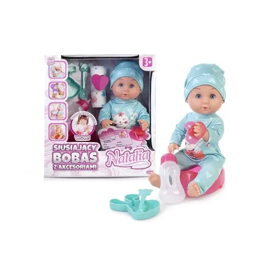 Lalka bobas siusiający 30 cm Edu&Fun