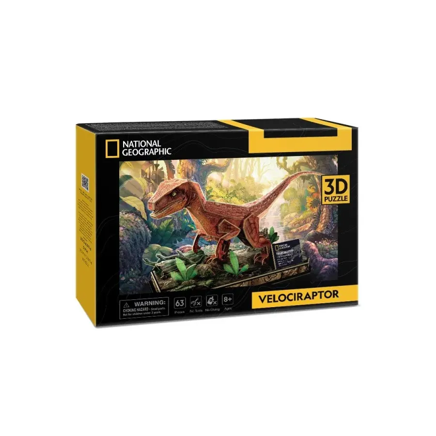 Puzzle 3D National Geographic - Welociraptor