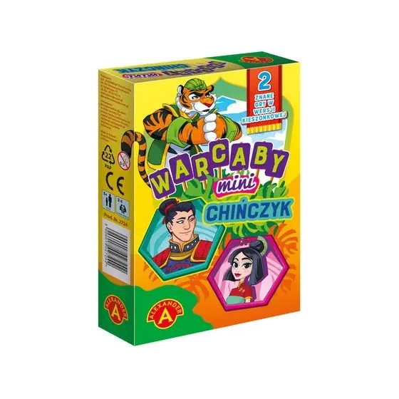 Zestaw gier Chińczyk Warcaby mini
