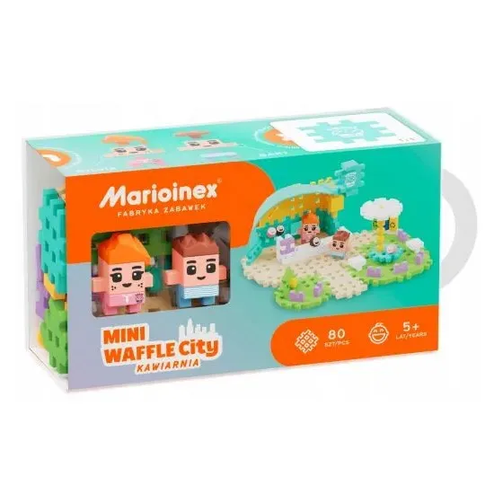 Klocki Waffle mini - Kawiarnia 80 elementów