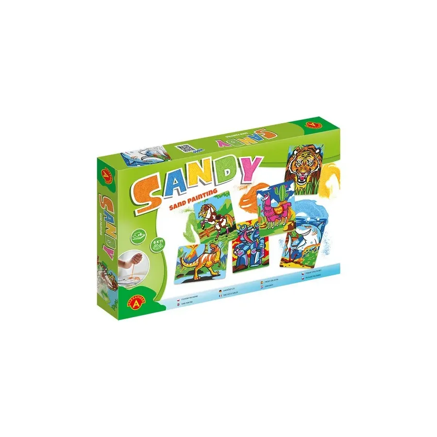 Piaskowe malowanki 6w1 Zestaw 1