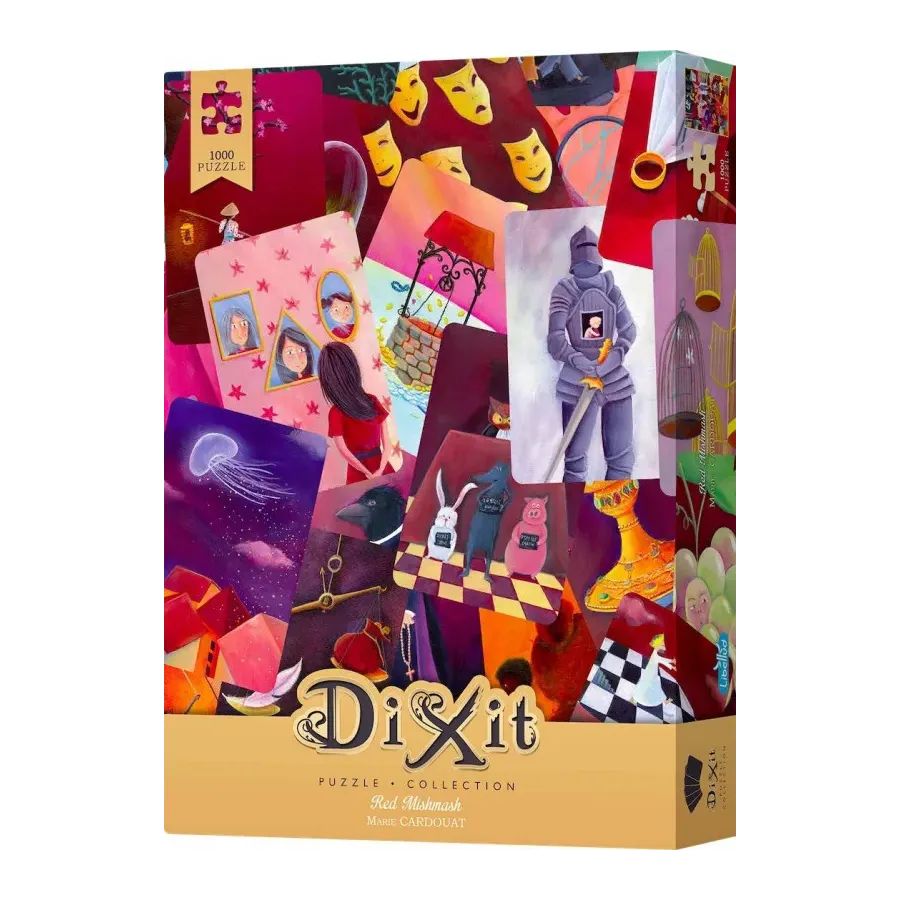 Puzzle 1000 elementów Dixit: Czerwony MishMash