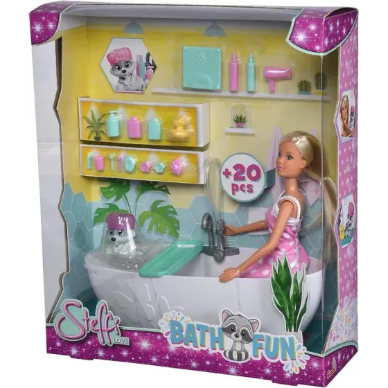 Lalka Steffi Love w kąpieli