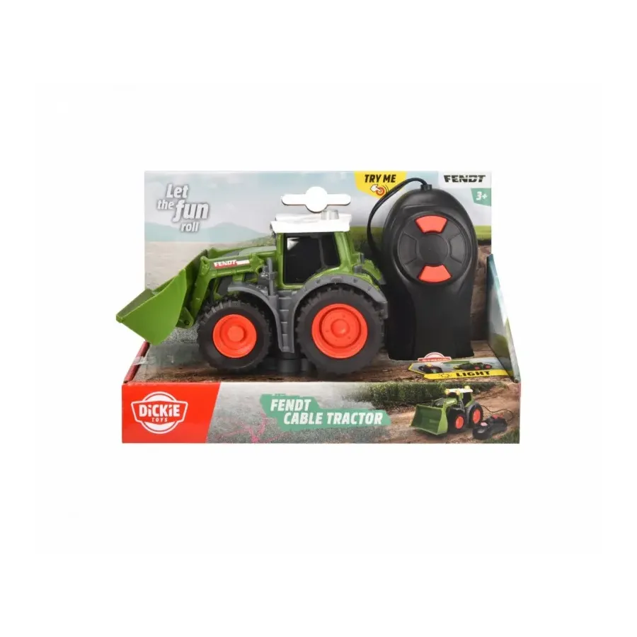 Pojazd Farm Fendt Traktor sterowany kablowo 14 cm
