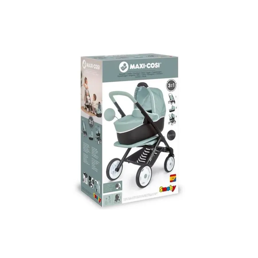 Wózek 3 w 1 zielony Maxi Cosi Quinny