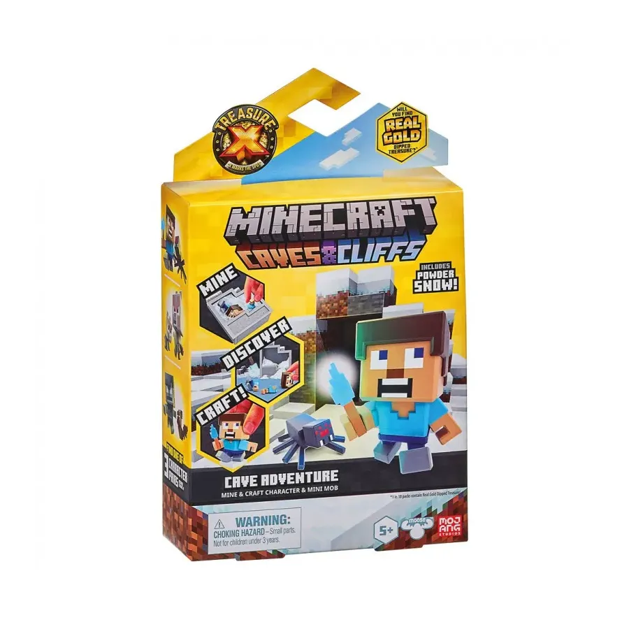 Figurki Minecraft Caves & Cliffs - Przygoda w Jaskini Treasure X