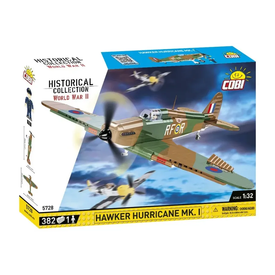 Klocki Historical Collection WWII Hawker Hurrican MK.I