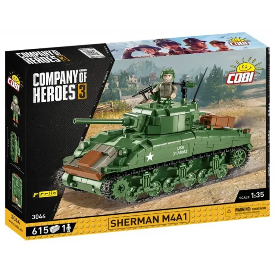 Klocki Company of Heroes 3 Sherman M4A1