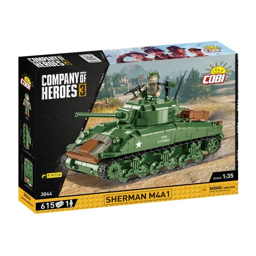 Klocki Company of Heroes 3 Sherman M4A1