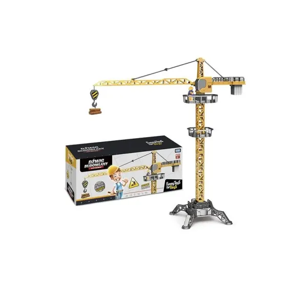 Dźwig budowlany zdalnie sterowany R/C Funny Toys For Boys