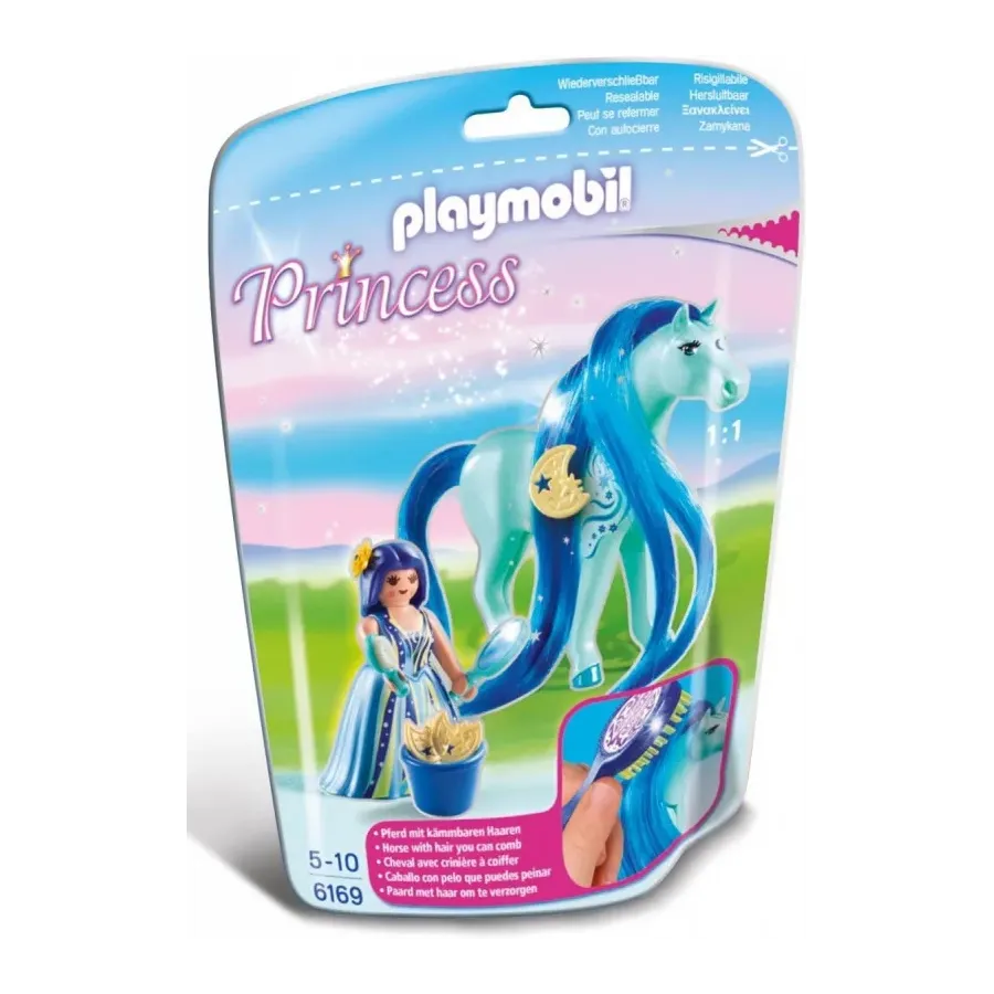 Zestaw figurek Princess 6169 Konik do czesania Luna