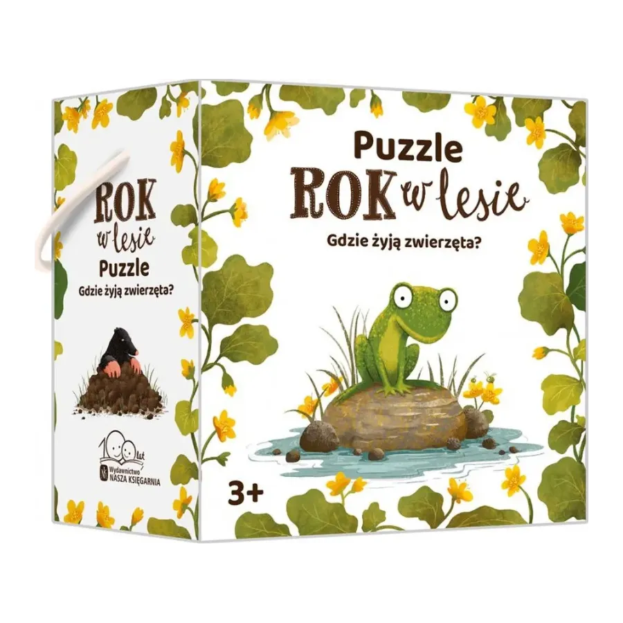 Puzzle Rok w lesie. Gdzie żyją zwierzęta