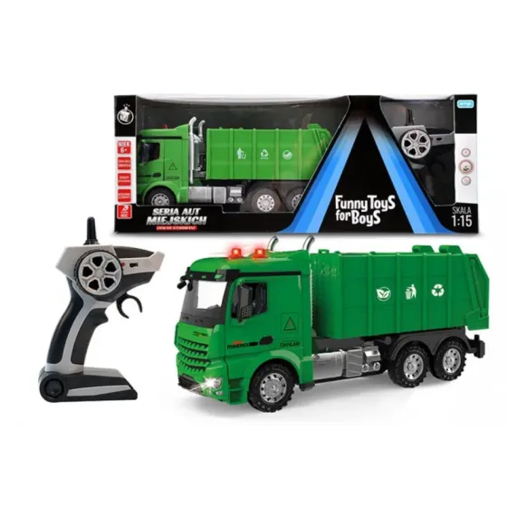 Auto miejskie Śmieciarka zdalnie sterowana Funny Toys For Boys R/C