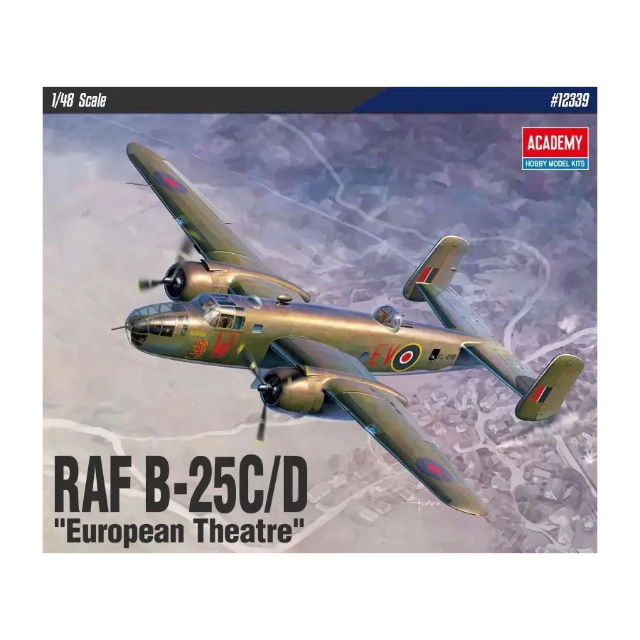 Model plastikowy B-25C/D European Theatre