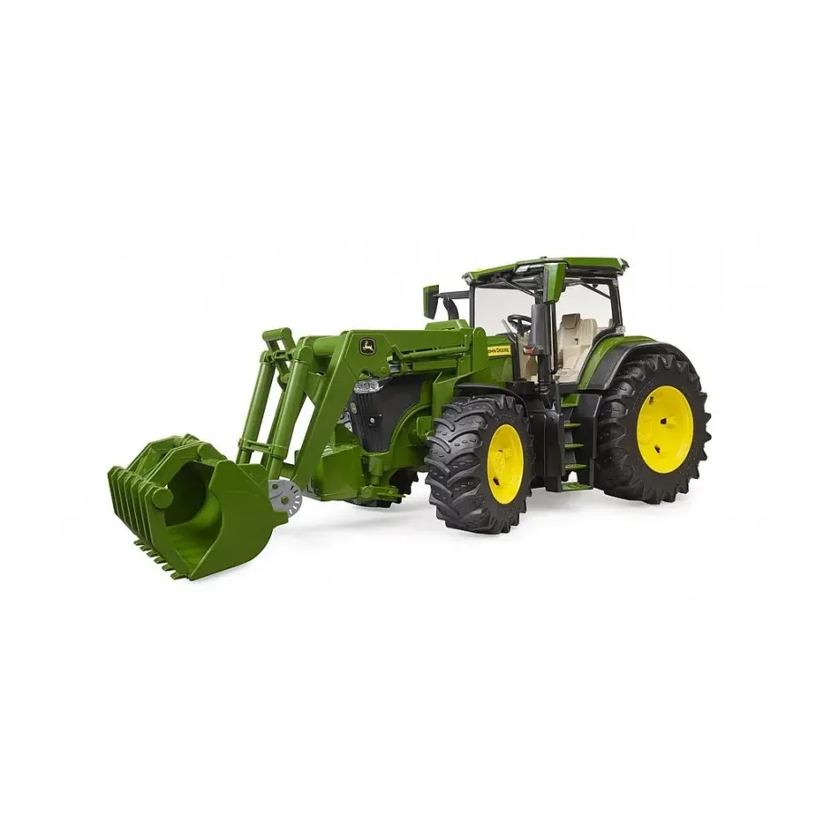 Traktor John Deere 7R 350 z ładowaczem