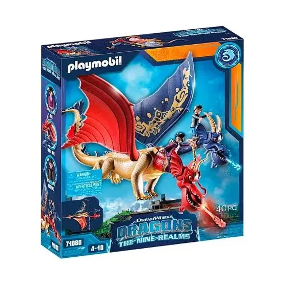 Zestaw z figurkami Dragons: The Nine Realms - Wu & Wei i Jun 71080