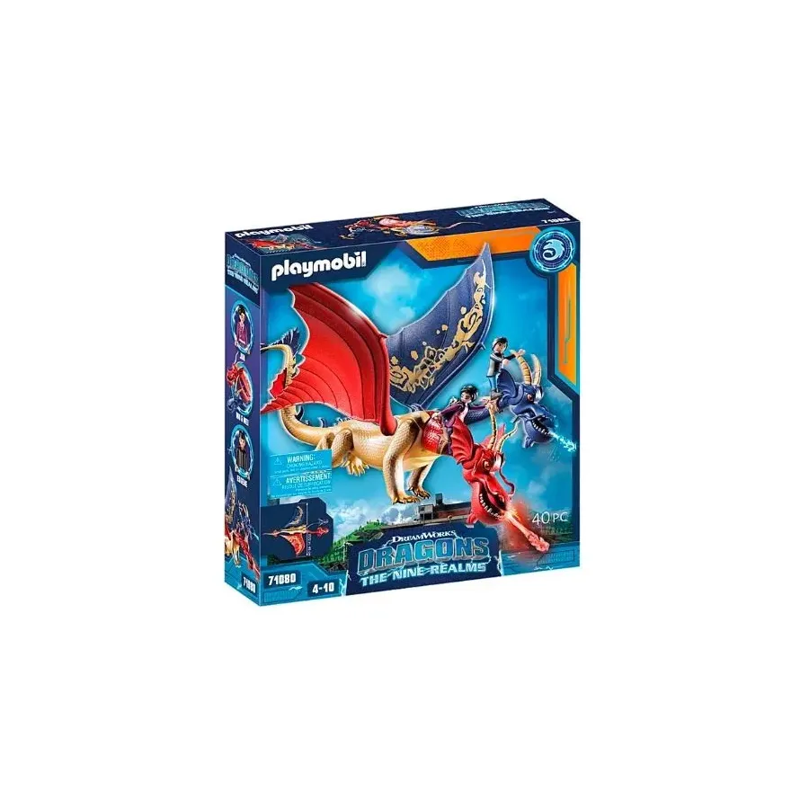 Zestaw z figurkami Dragons: The Nine Realms - Wu & Wei i Jun 71080